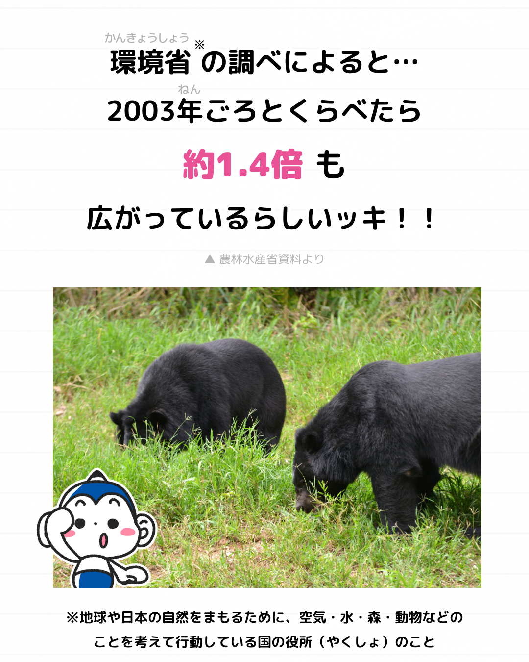 メモざる ニュース 雑学 クマ 熊 出没