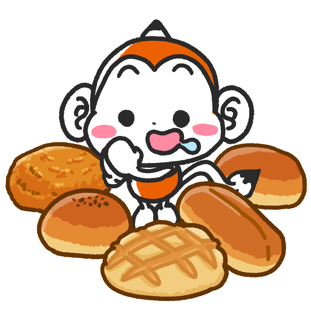 メモざる パン 日本発祥 日本生まれ あんパン カレーパン メロンパン ジャムパン コッペパン